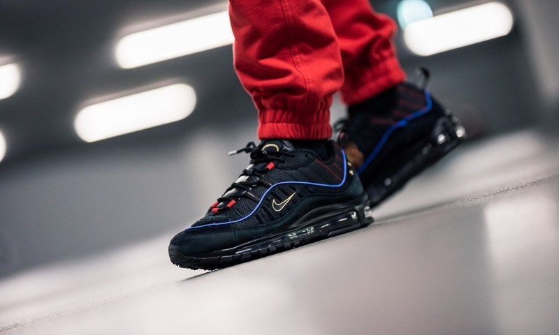 Air max cheap 98 black blue